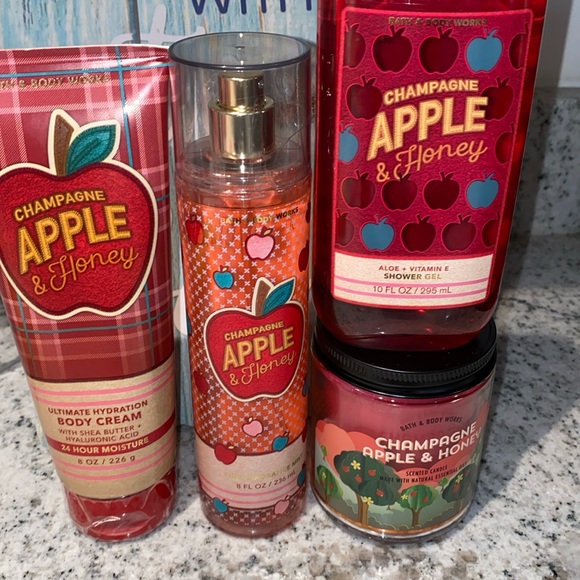 Bath & Body Works Other - Bath and body Works, Champagne Apple and Honey Gift Set Combo